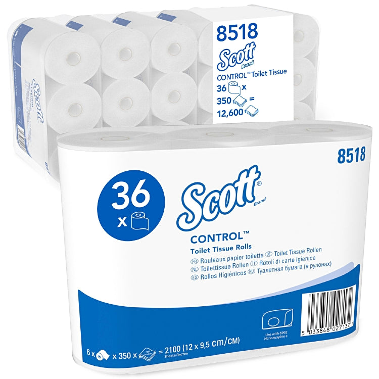 Toilettenpapier Scott 350 3-lagig 350 Cps. 9.5 x 12.0 cm