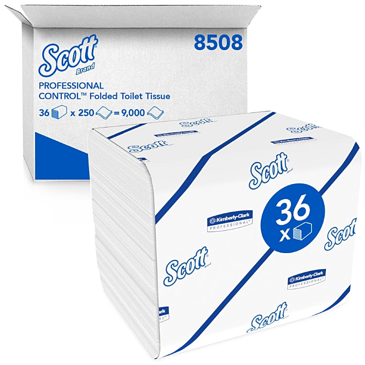 Toilettenpapier Scott® Einzelblatt 18.6 x 11.7 cm