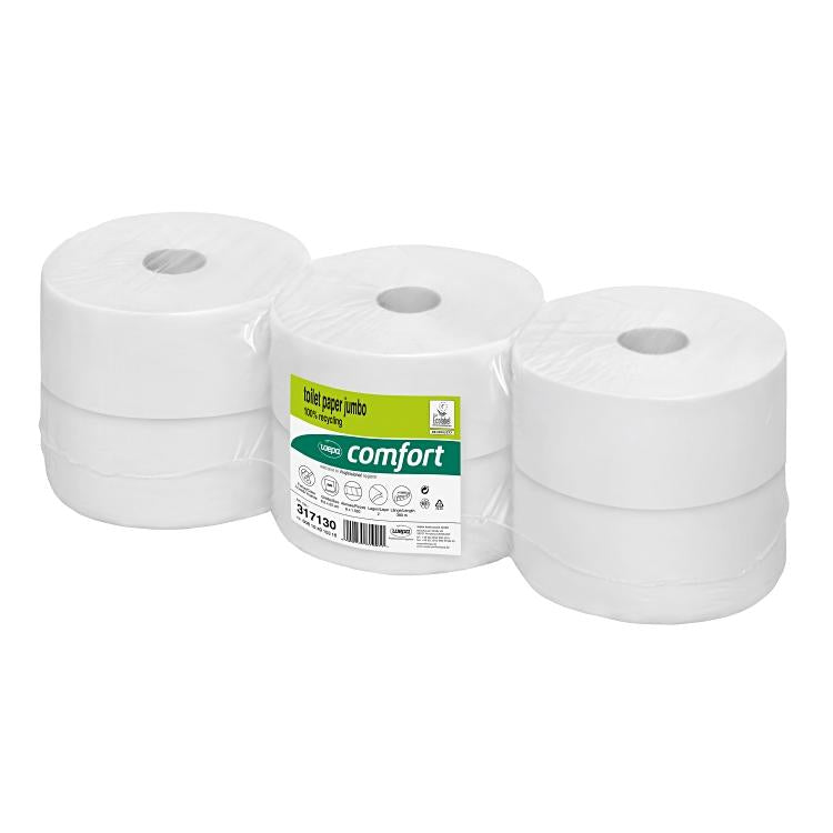 Toilettenpapier Comfort Jumbo 2-lagig 1520 Cps. 9.2 x 25.0 cm