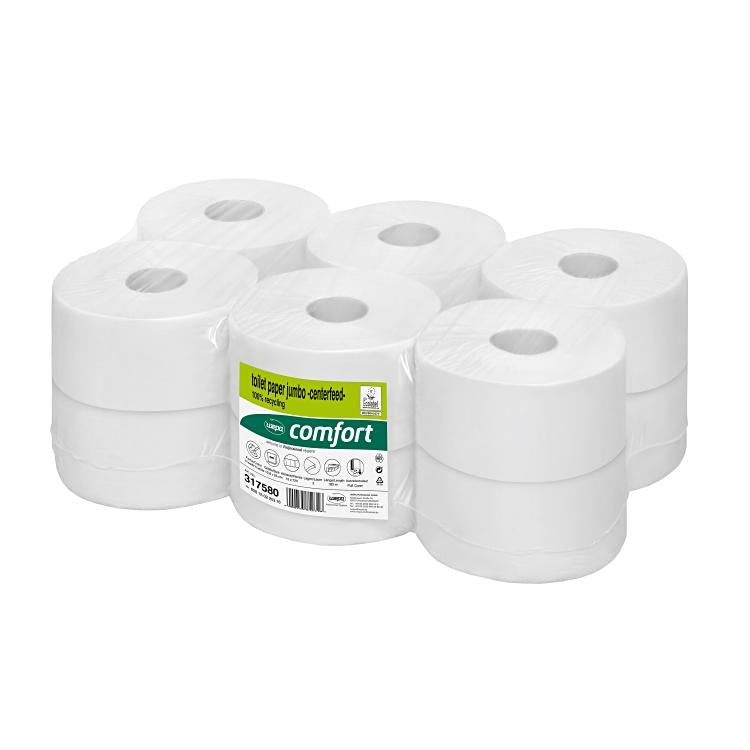 Toilettenpapier Comfort Recycling hochweiss 2-lagig 720 10.8 x 25 cm