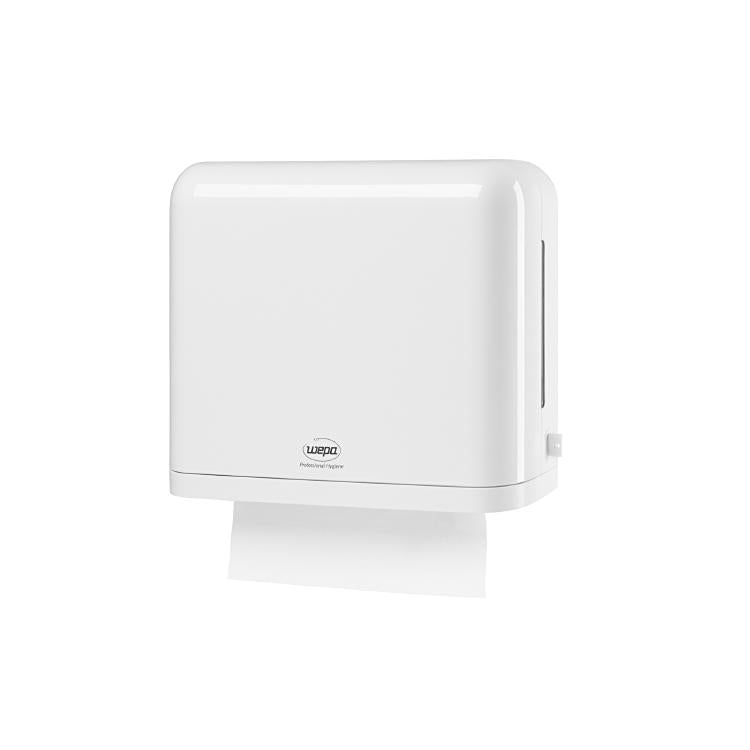 Papierhandtuchspender C, V, W, Z klein weiss