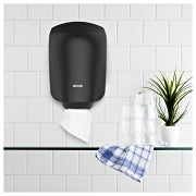 Katrin Centerfeed Spender S scwarz, Kunststoff, Karton a 1St 344x186x174mm