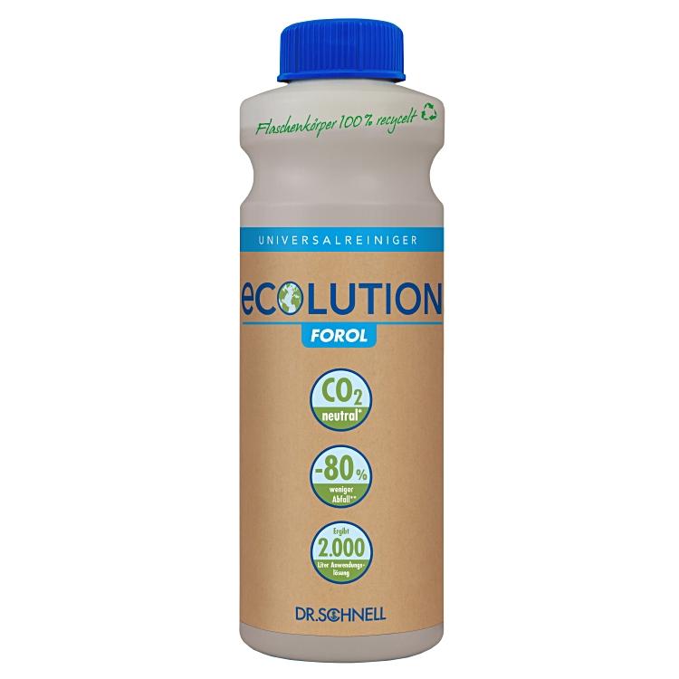 Universalreiniger Ecolution Forol, ultrahochkonzentriert in der Flasche a 1 Liter
