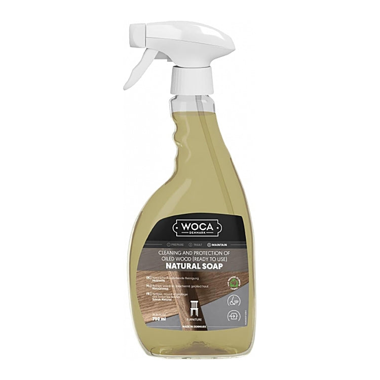 Naturseife Woca in Spruhflasche, weiss oder natur, 750 ml