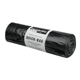 Kehrichtsack 60L/schwarz Rollen à 10 Stk, Zugband 570x860+50mm, LDPE 35µ