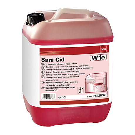 Sanitär-Unterhaltsreiniger TASKI Sani Cid W1e, Gebinde a 1 L oder 10 Liter