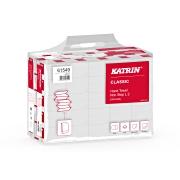 Handtuch KATRIN Classic L2 weiss mit W-Falz, 2-lagig, 24x32cm