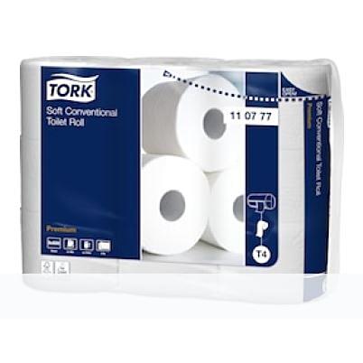 Toilettenpapier Tork Premium 2 lagig, 9.4 x 11cm, 600 Blatt im Sack a 6 x 9 = 54 Rollen