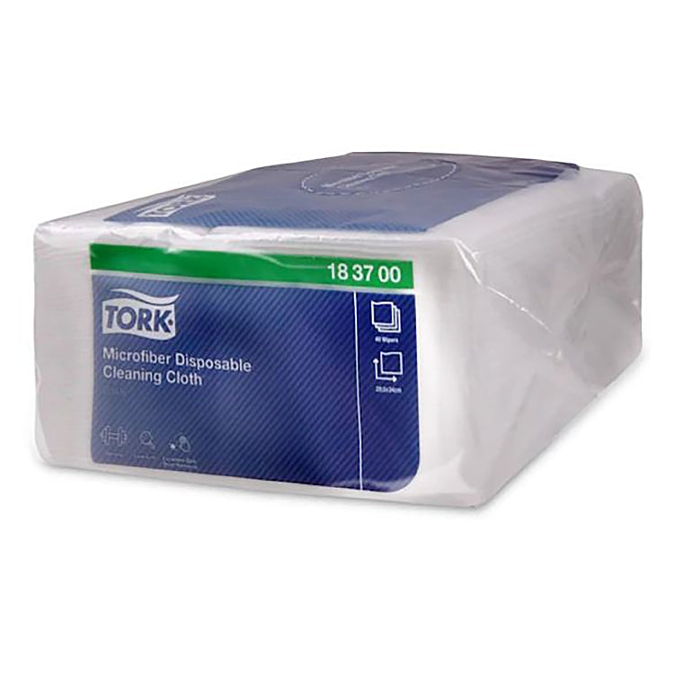 Einweg Mikrofasertücher Tork 34 x 29,5 cm, 1-lagig, weiss, Karton à 320 Stück