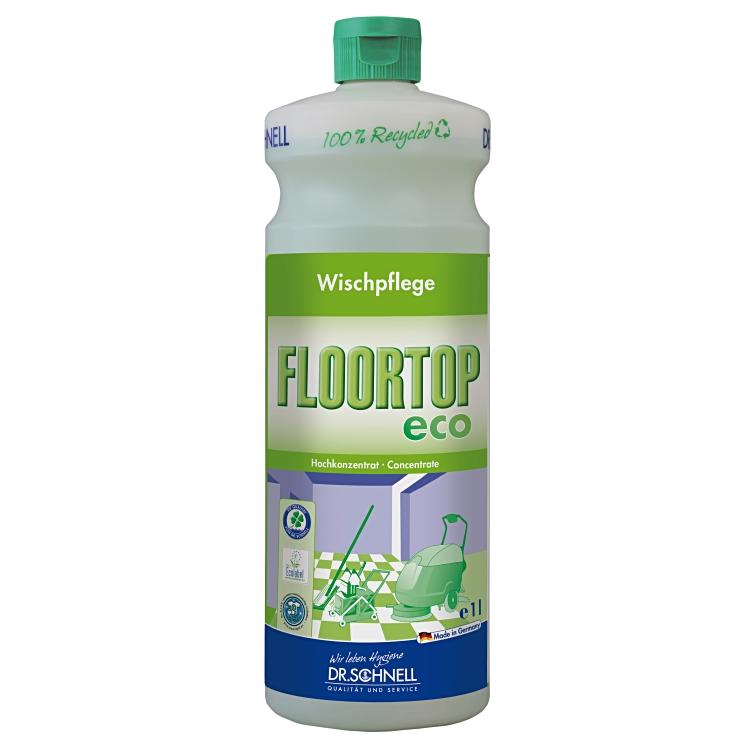 Hochleistungswischpflege Floortop Eco Dr. Schnell, Flasche a 1 L oder a Kanister a 10 L