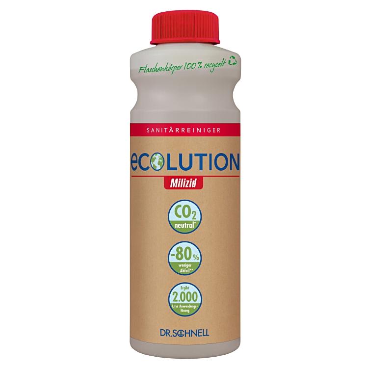 Ecolution Milizid Sanitarreiniger hochkonzentriert, Flasche a 1 Liter